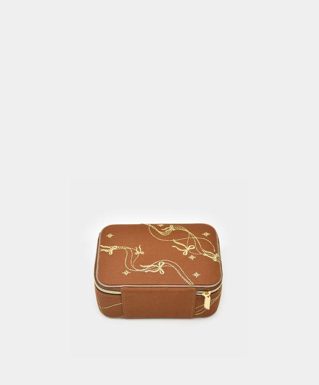 Embroidered Jewelry Case handbag manufacturing view 3