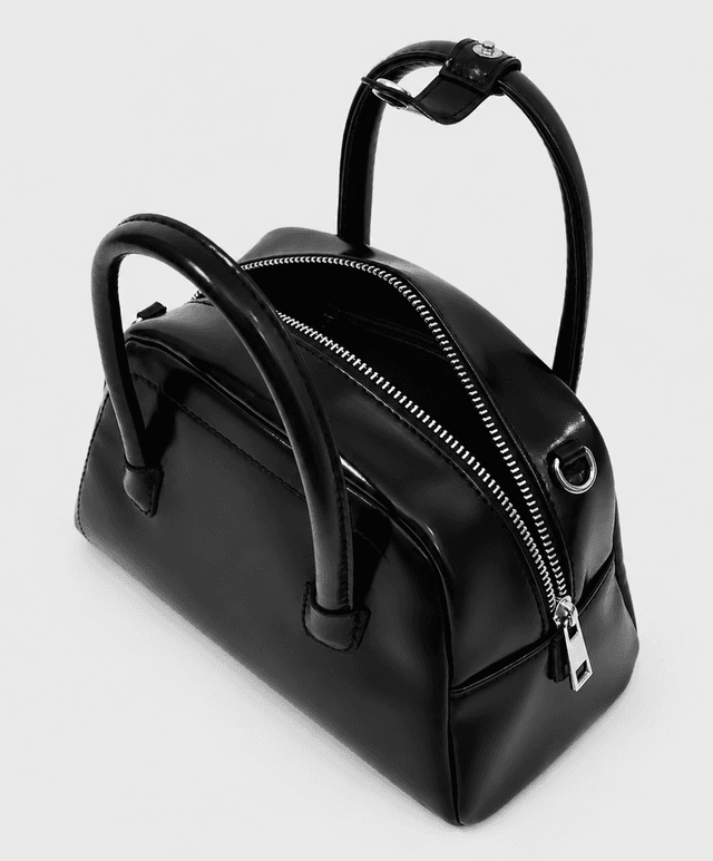 Structured PU Handbag handbag manufacturing view 2